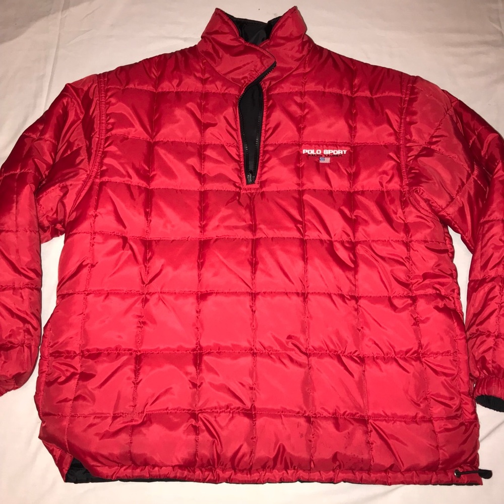 mens REVERSIBLE RALPH LAUREN THICK JACKET.